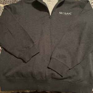 Sport-Tek Charcoal Zip-Up Sweater